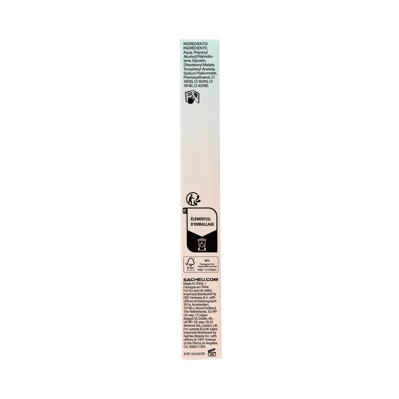 Sacheu Lip Liner STAY-N Peel Off Lip Stain — Long Lasting Matte Lip Tattoo Transfer Proof Lipstain Infused with Hyaluronic Acid & Vitamin E for All Skin Types — Vegan & Cruelty-Free, p-INKED
