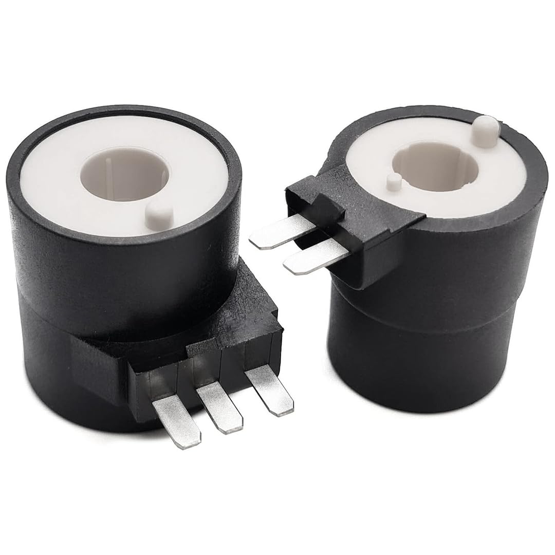 مجموعة ملف لولبي لإشعال صمام الغاز للمجفف DR Quality Parts 279834 - تناسب مجففات الغاز من Whirlpool و Kenmore و Maytag، ملفات صمام ثنائية الشوكة وثلاثية الشوكات، بديل لـ AP3094251, PS334310, 12001349, 694540