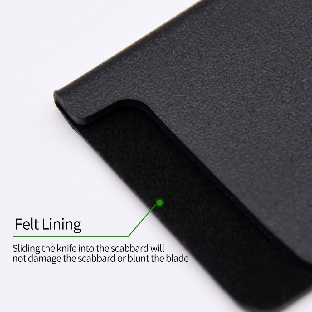 10pcs Universal Knife Edge Guards Set, Non-BPA Knife Sheath, Gentle on Your Blades(10pcs)
