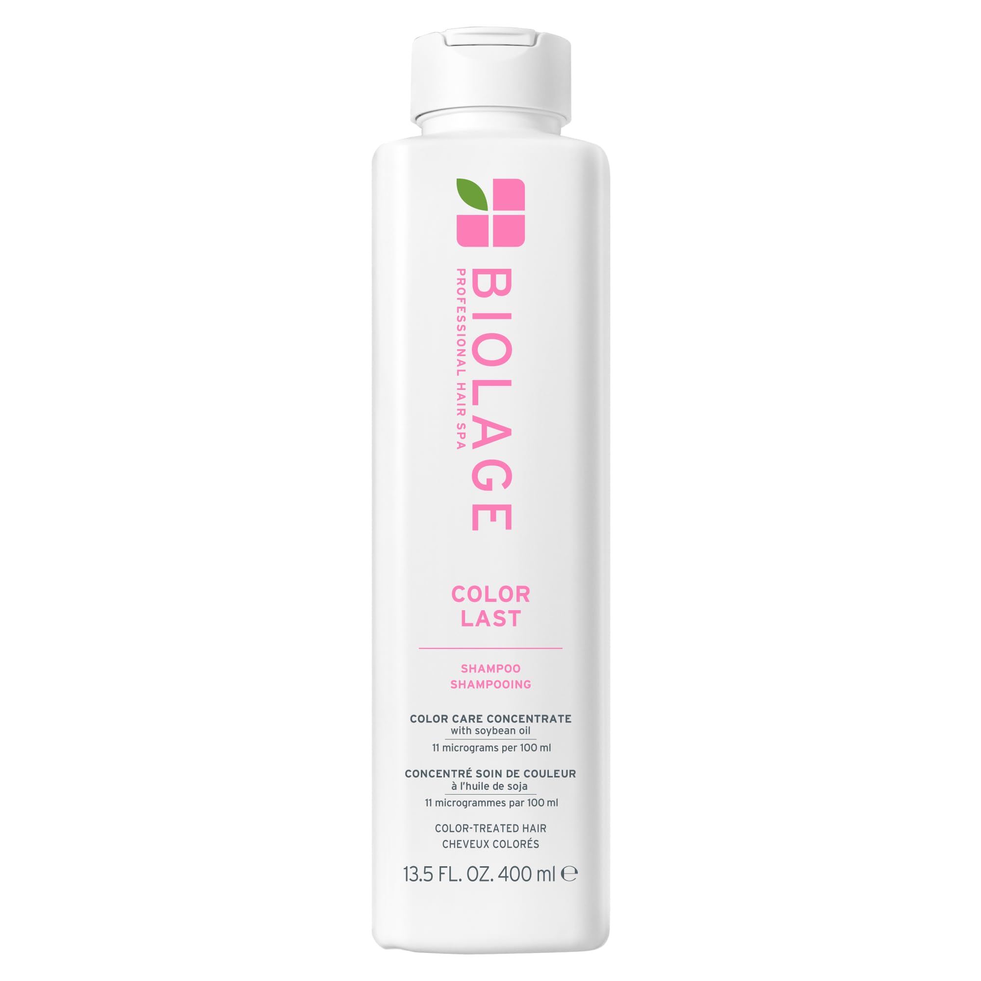 Biolage Color Last Shampoo - For Color-Treated Hair, Nourishes, Strengthens, Hydrates, Soybean Oil & Stearic Acid, Paraben & Mineral Oil-Free, Vegan, 13.5 Fl Oz, Packaging May Vary