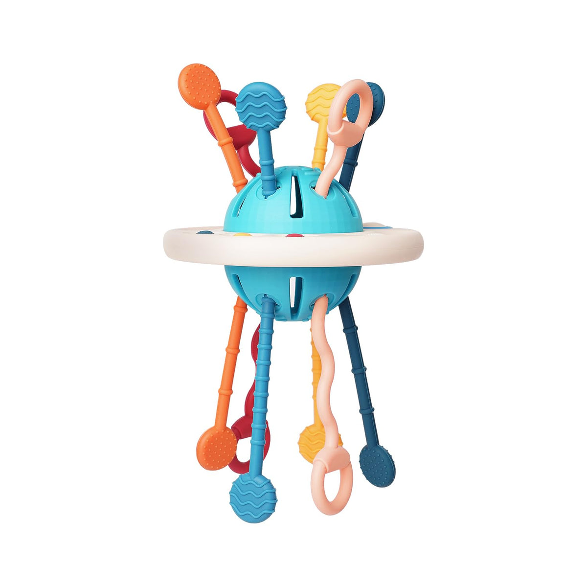 LiKee Montessori-Spielzeug für Babys ab 1 Jahr, Sinnesentwicklungsspielzeug für Kleinkinder von 1–3 Jahren, Silikon-Ziehspielzeug für unterwegs ab 18 Monaten, Geschenk für Babypartys, Babyschalen, Hochstühle