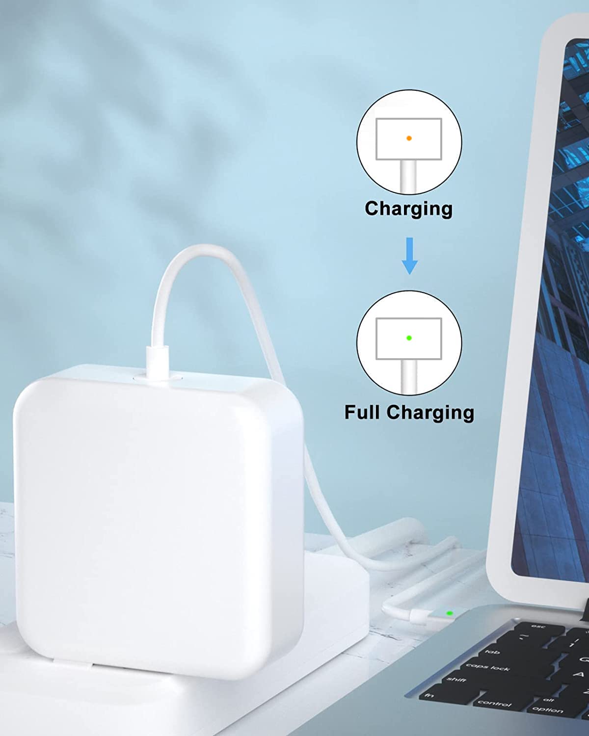 NSPENCM 85W Mac Book Pro Charger, Replacement AC 85w 2T-Tip Connector Power Adapter,Laptop Charger Compatible with MacBook pro & Mac Book Pro 13 inch-15 inch Retina After Mid 2012