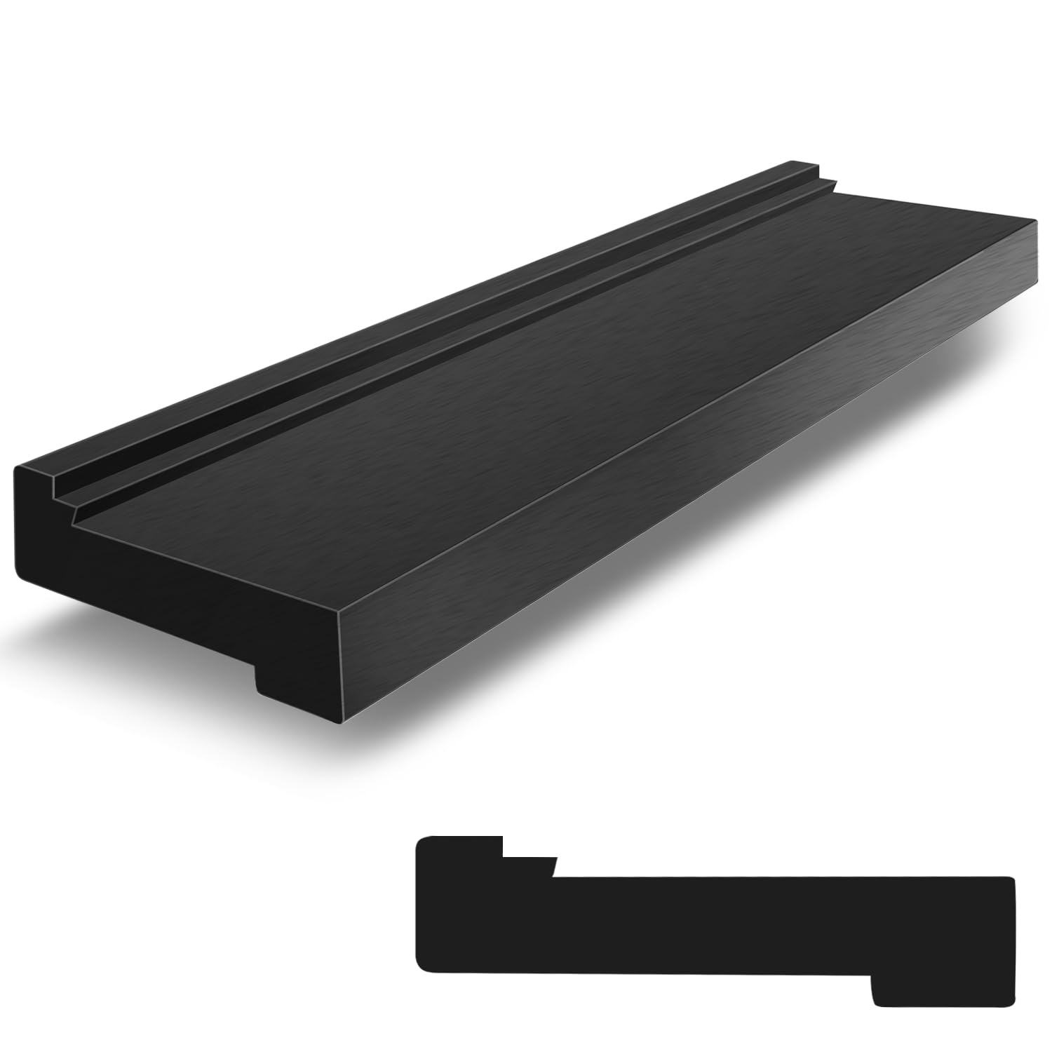 Tapping Block for Vinyl Plank Flooring, NAACOO 3 Edges - Meet Different Floor Thickness. Double Sided with Notches - Use for Tongue&Groove or Click-Lock Floor, Universal Laminate/Vinyl Flooring Tools.