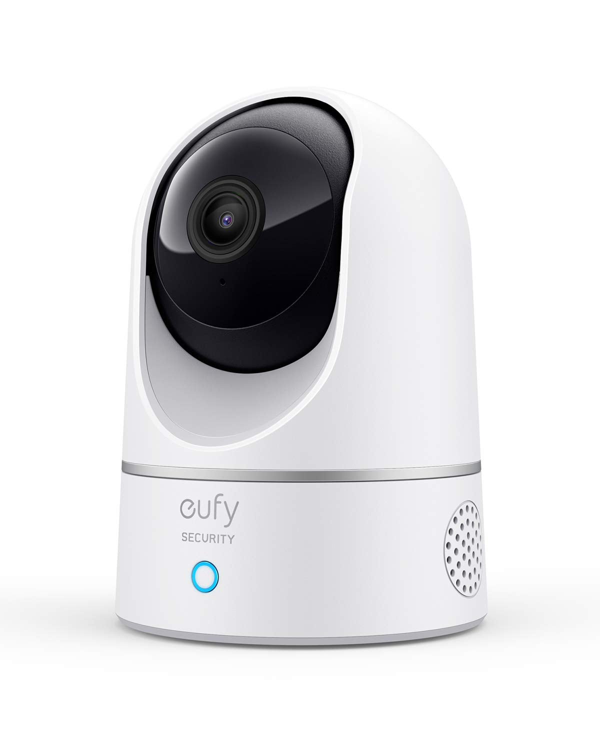 eufy Security Indoor Cam E220, Überwachungskamera für Zuhause, Schwenk- und Neigefunktion, Hunde-/Haustierkamera, 2K WLAN-Kamera mit Stecker, Bewegungserfassung, Bewegungsbasierte Alarme, Nachtsicht, HomeBase 3 kompatibel, Sprachassistenten-Unterstützung