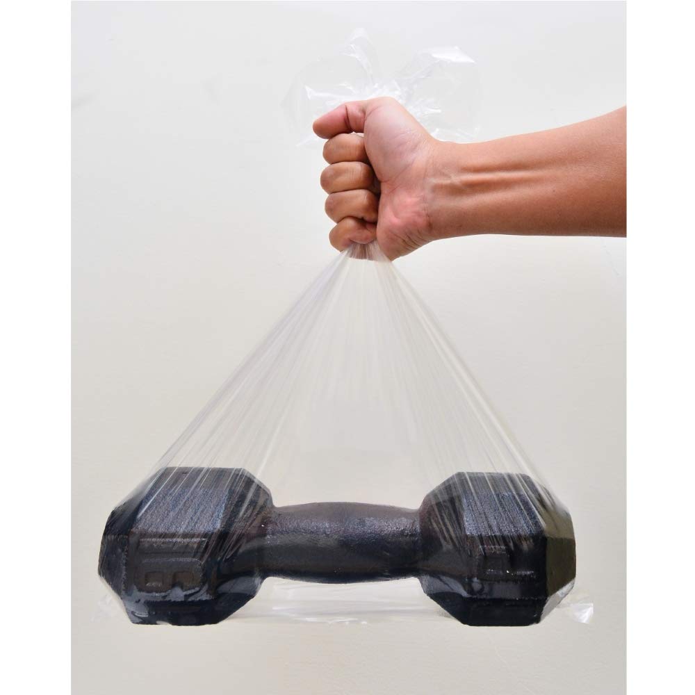 Wowfit 100 CT 18x24 inch 1.1 Mil Clear Plastic Flat Open Poly Bags – Great for Proofing Bread, Dough, Food Storage, Artwork, Pans, and More