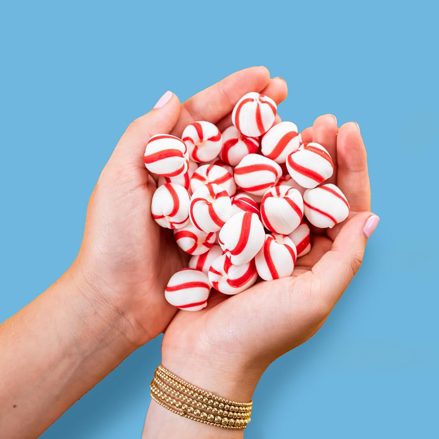 Brach's Soft Peppermint Candy, Individually Wrapped Pieces, 61.7 oz Carton (350 Pieces)