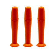 DMV Ultra Hard Contact Lens Remover **NOT for Soft Lenses** (Orange, 3 Count (Pack of 1))