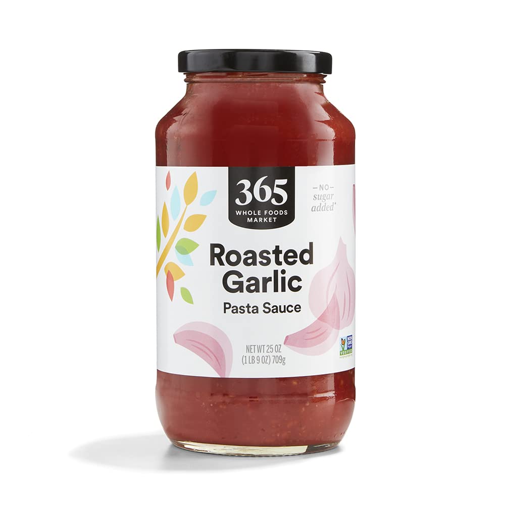 365 by Whole Foods Market, Pasta-Soße mit geröstetem Knoblauch, 708 g
