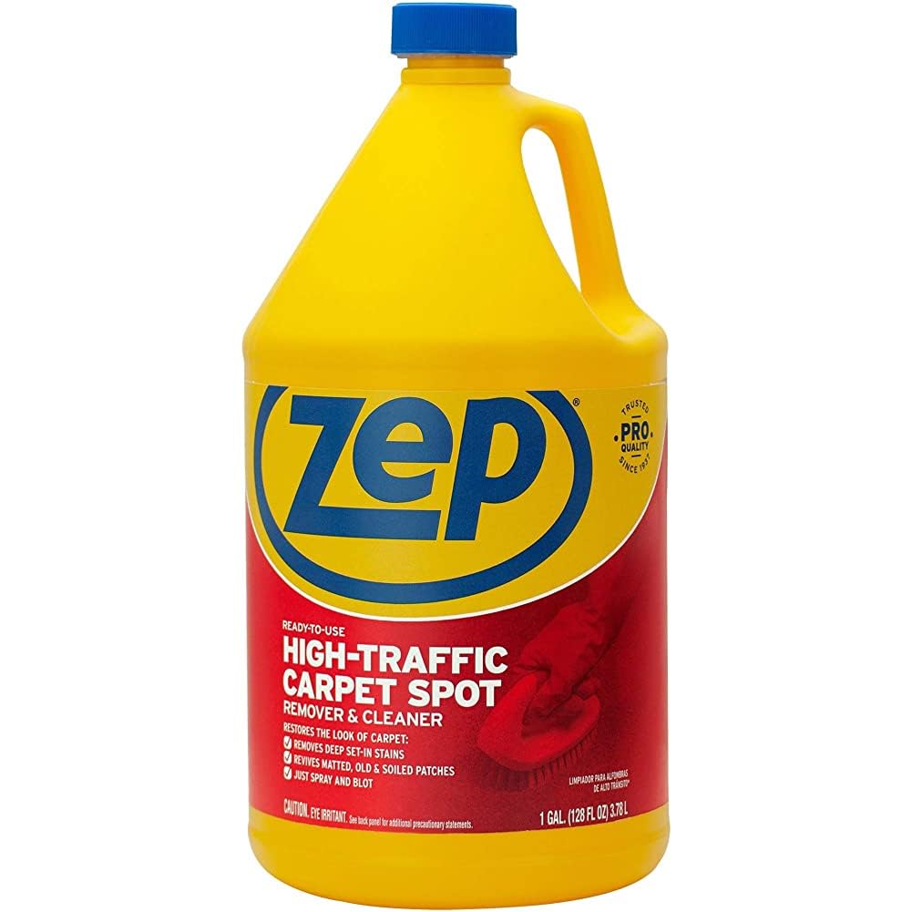 Zep Teppichreiniger für stark frequentierte Bereiche – 1 Gallone – Tiefenwirksame Formel entfernt hartnäckige Flecken. Lässt stark beanspruchte Bereiche wieder wie neu aussehen