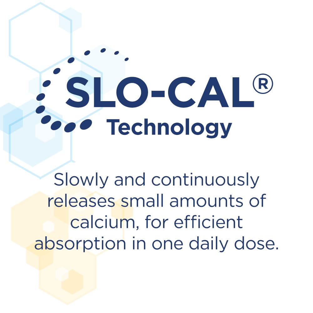 Citracal Slow Release 1200, 1200 mg Calcium Citrate with Vitamin D (1000 IU), Vitamin D3, Bone Health Support, Calcium Supplement for Ages 12+, 185 Count