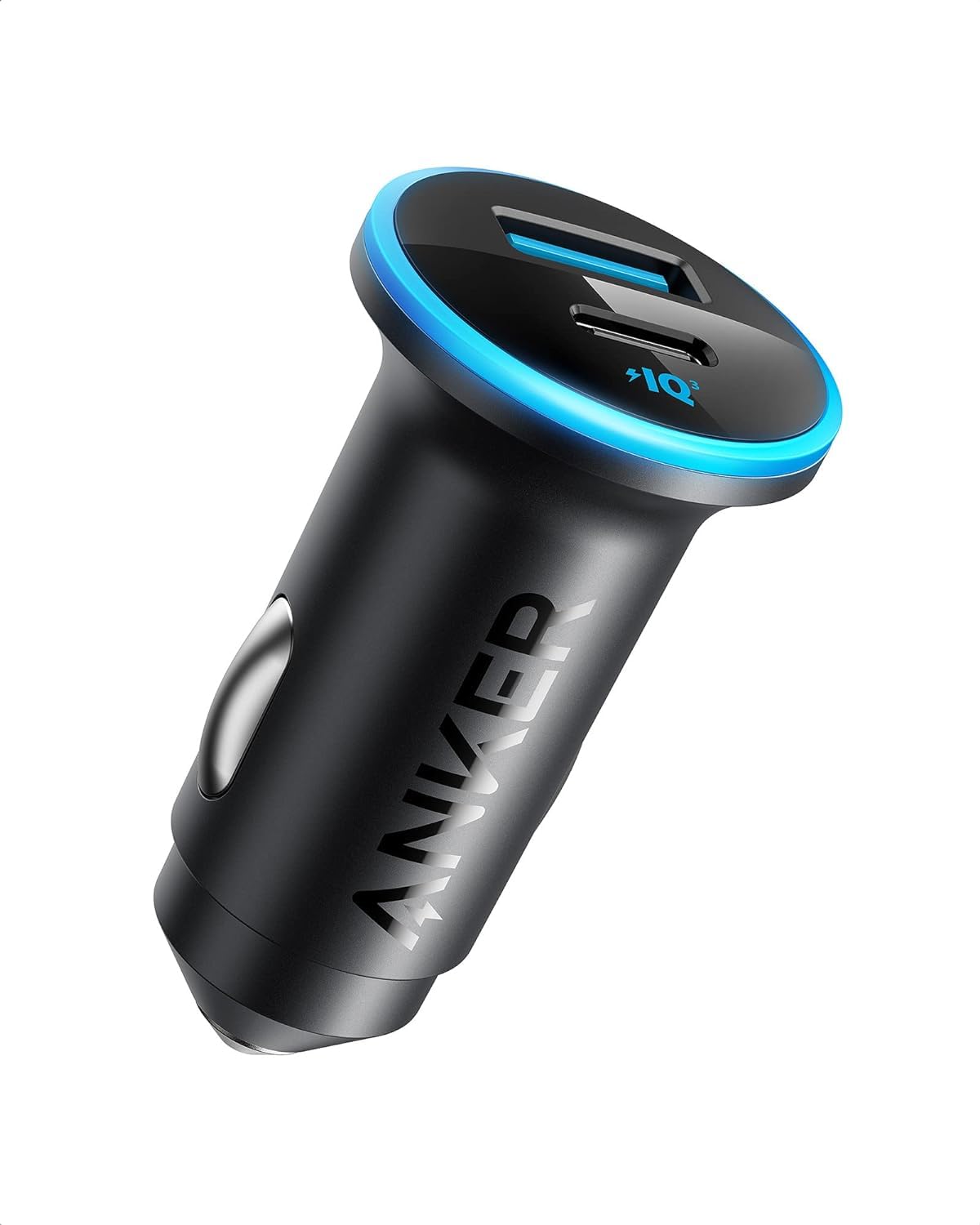 Anker 323 USB-C Car Charger Adapter, 52.5W Cigarette Lighter Charger with 30W PowerIQ 3.0 Fast Charging for iPhone 15/15 Pro Max, 14/13/12 Series, Galaxy S23/22, Pixel