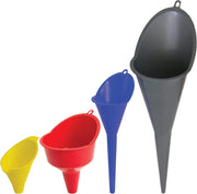 FloTool 10712MX4 Super Quad Funnel for Oil, Lubricant and Other Fluids, 4pk