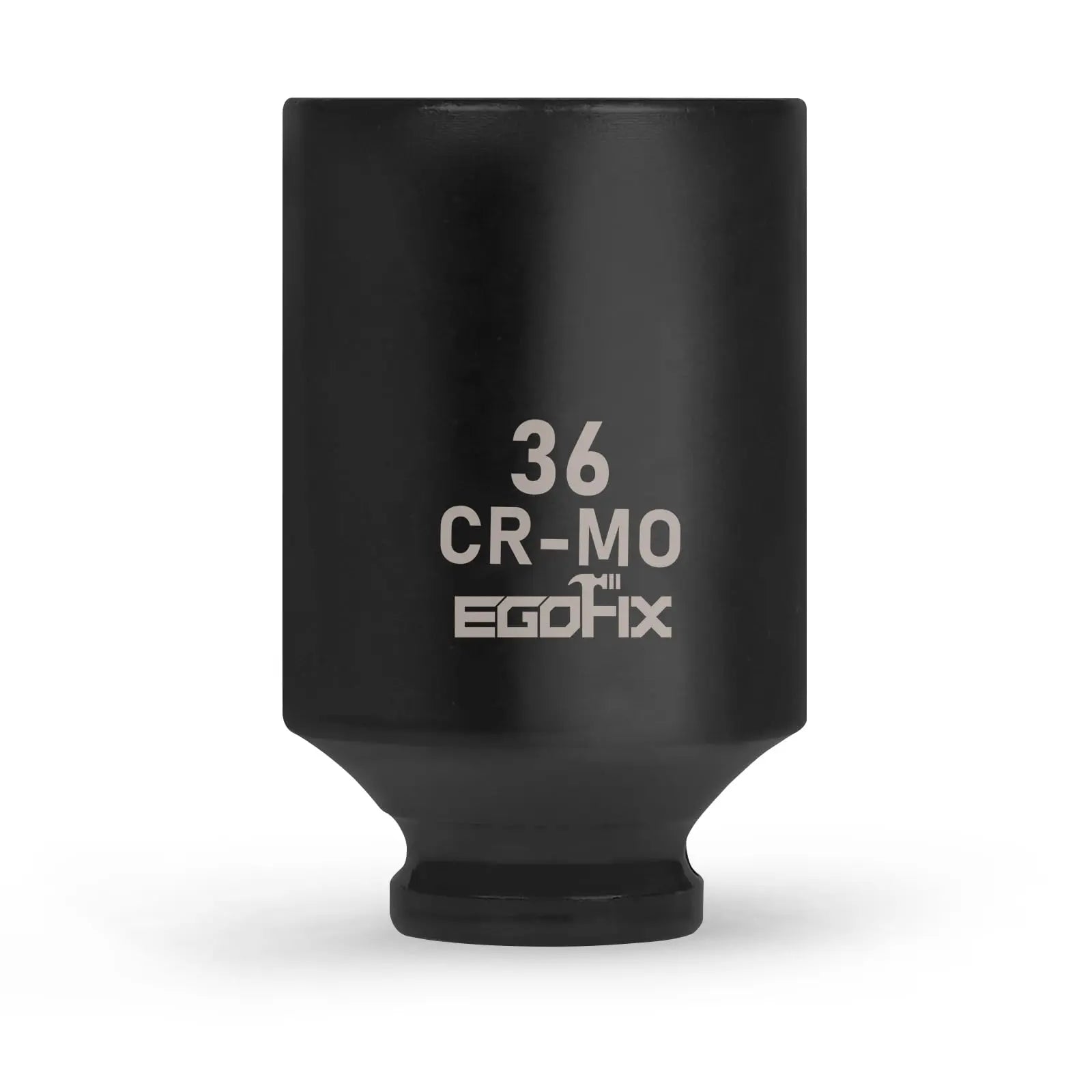 EGOFIX 1/2" Drive Deep Impact Socket, 36mm Metric Socket, CR-MO 6 Point for Easy Removal of Axle Nut