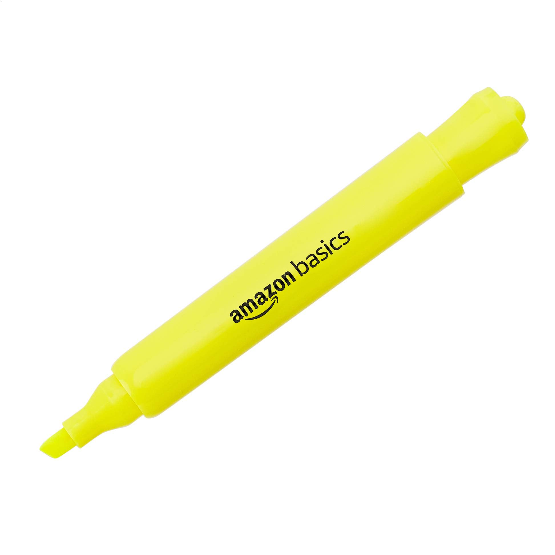 Amazon Basics Highlighters 12 Pack, Assorted Colors, Chisel Tip,Bible Highlighter,Office and School Supplies