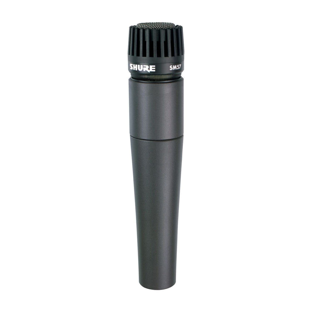 مايكروفون شور SM57 Pro XLR ديناميكي - ميكروفون قلبي احترافي للاستوديو والعروض الحية للآلات الموسيقية، التسجيل للطبول، الإيقاع، وتكبير صوت الآلات (SM57-LC)