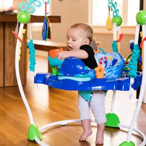 Baby Einstein Neptune's Ocean Discovery Activity Jumper, Ages 6 months +, Max weight 25 lbs., Unisex