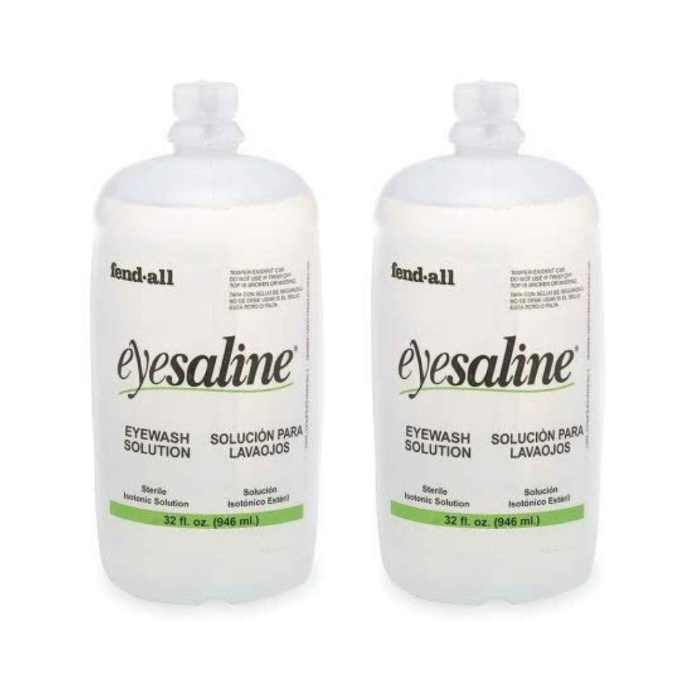 Fendall Eyesaline Augenspüllösung Nachfüllflasche, 946 ml (2er-Pack)