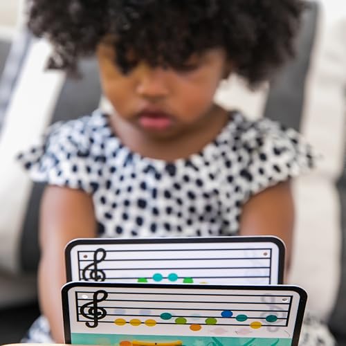 Baby Einstein and Hape Magic Touch Wooden Toy Piano, Montessori Musical Learning Toy for Babies and Toddlers 6mo+