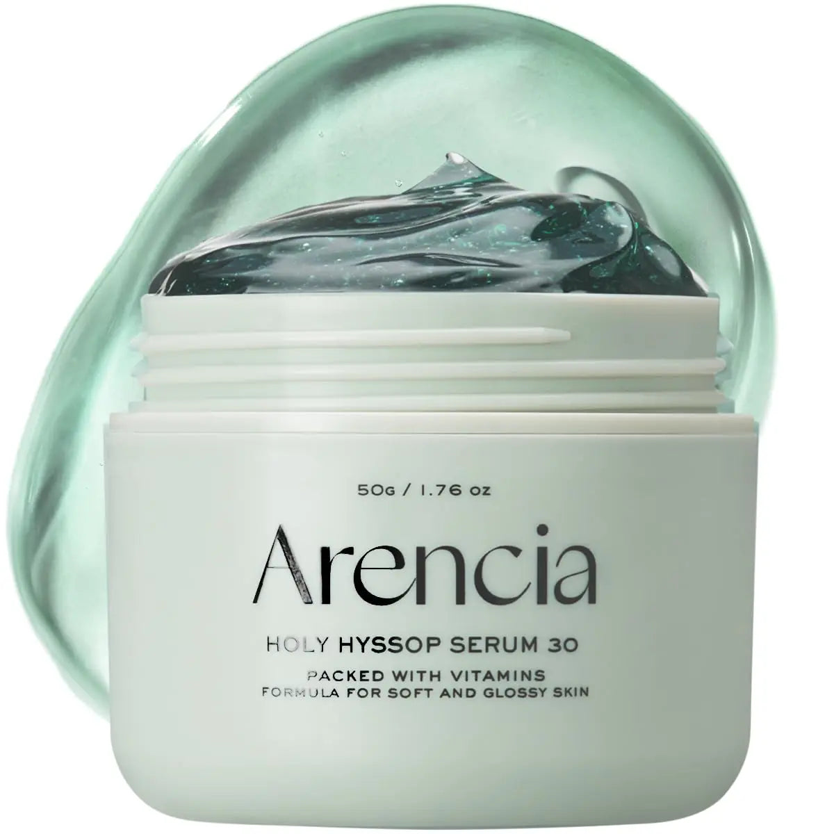 Glow Hyssop Overnight Face Mask Serum - hydrating & Anti-Aging Serum for younger looking Korean Glass Skin, 30% Vitamin A, C, E, 10% Niacinamide, Peptide