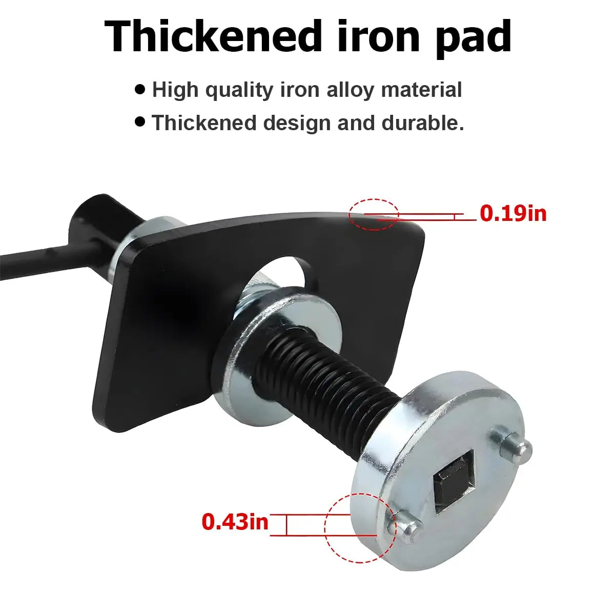 Bittwee Car Brake Piston Wind Back Tool, 3pcs/Set Brake Caliper Piston Rewind Tool, Auto Rear Brake Pad Wind Back Tool, Brake Caliper Wind Back Tool for Replacement of Rear Brake Pad