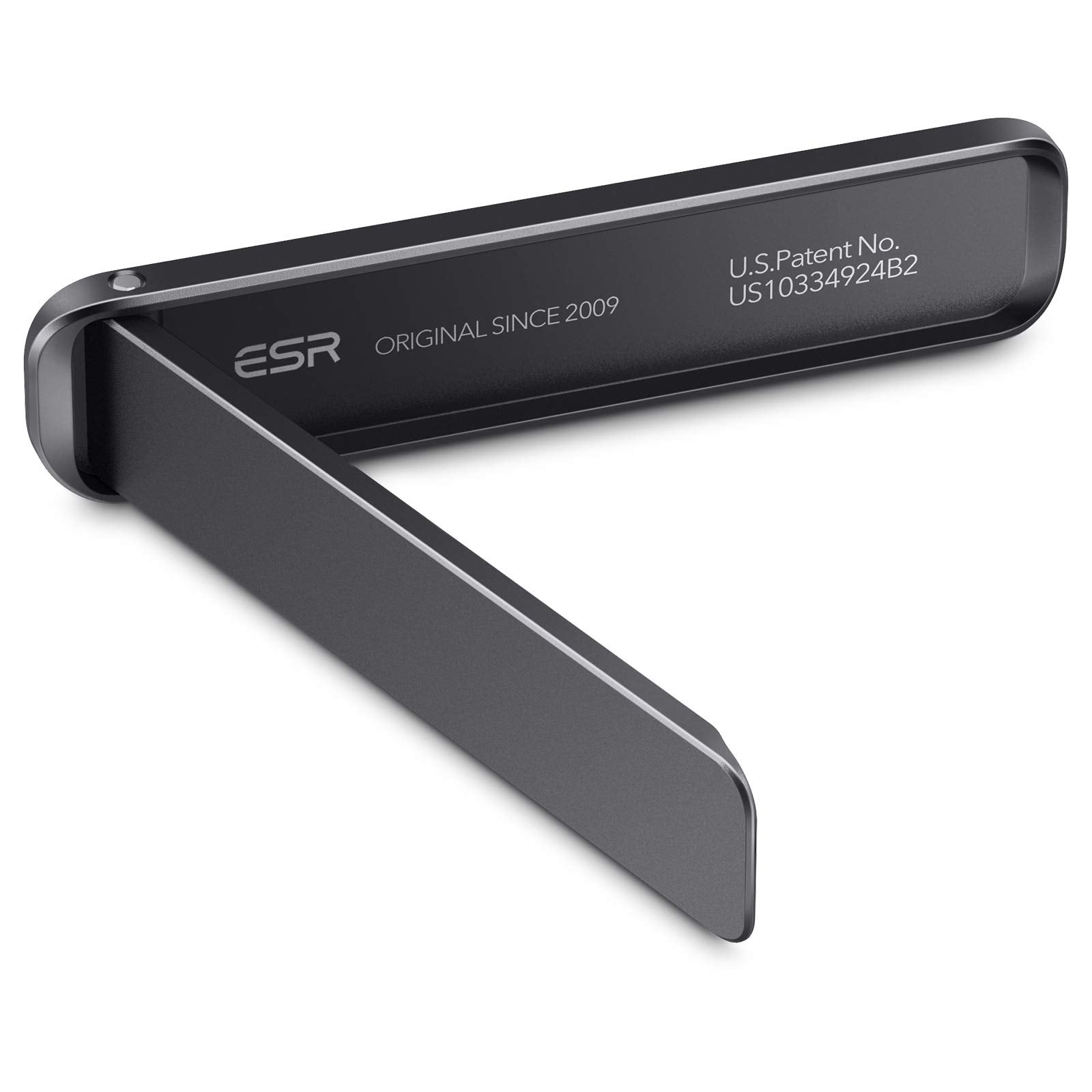 ESR Boost Handy-Ständer, Vertikale und Horizontale Ausrichtung, Verstellbarer Winkel, Kompatibel mit iPhone Air 17 Pro Max, iPhone 16/15/14/13/12, Samsung Galaxy S25/S24/S23 Serie, Google, Schwarz