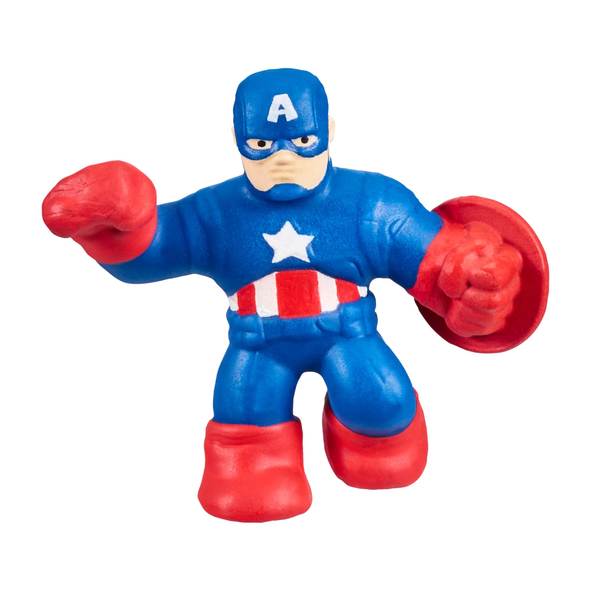 Heroes of Goo Jit Zu Marvel Mega Mini 6 Pack - Squishy, Stretchy, Gooey Mini Heroes - Ironman, Spider-Man, Captain America, Miles Morales, Hulk and Black Panther