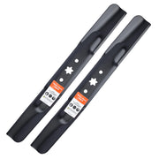 Grasscool 942-04308 Mower Blades for Troy Bilt Bronco Pony Mustang 42 inch Lawn Mower Cub Cadet 42'' Deck Riding Mower RZT42 Replace 942-04308A 942-04308-X 942-04312 742-04312 High Lift (2 Pack)