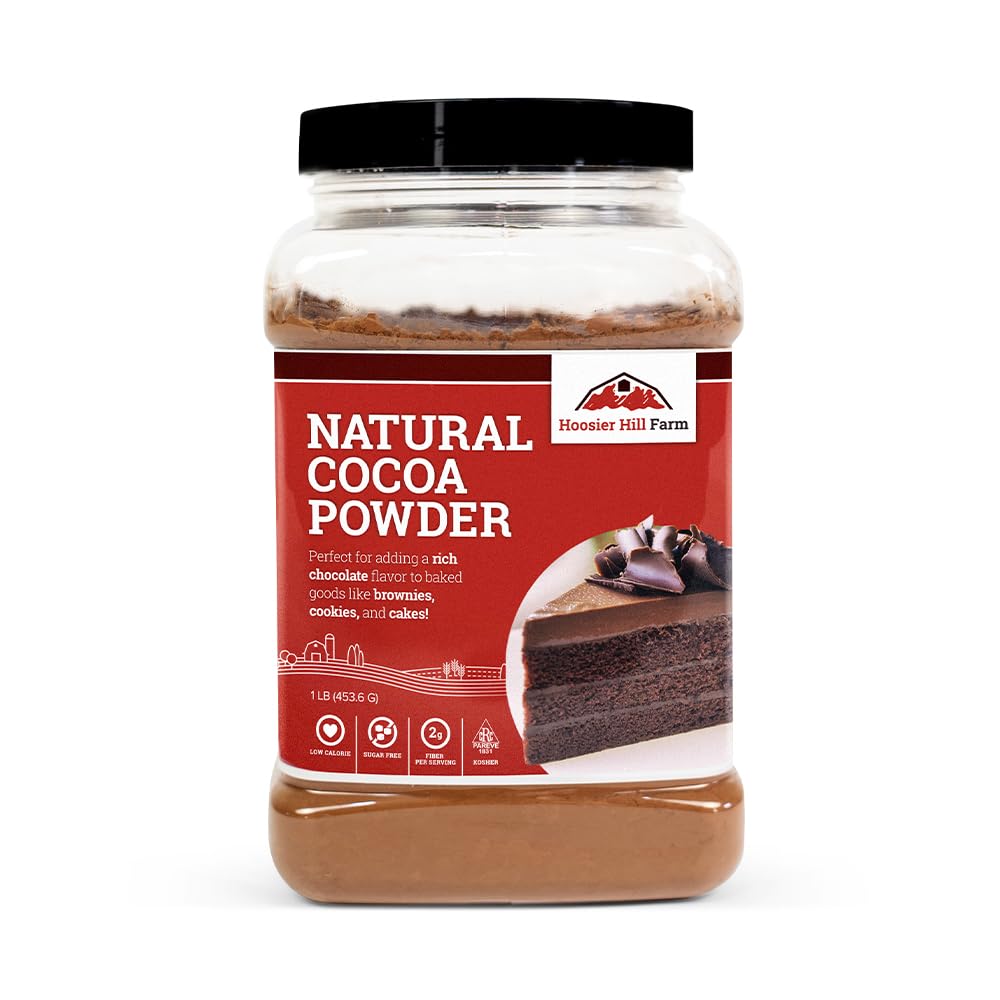 Hoosier Hill Farm natürliches Kakaopulver, 450g (1er-Pack)