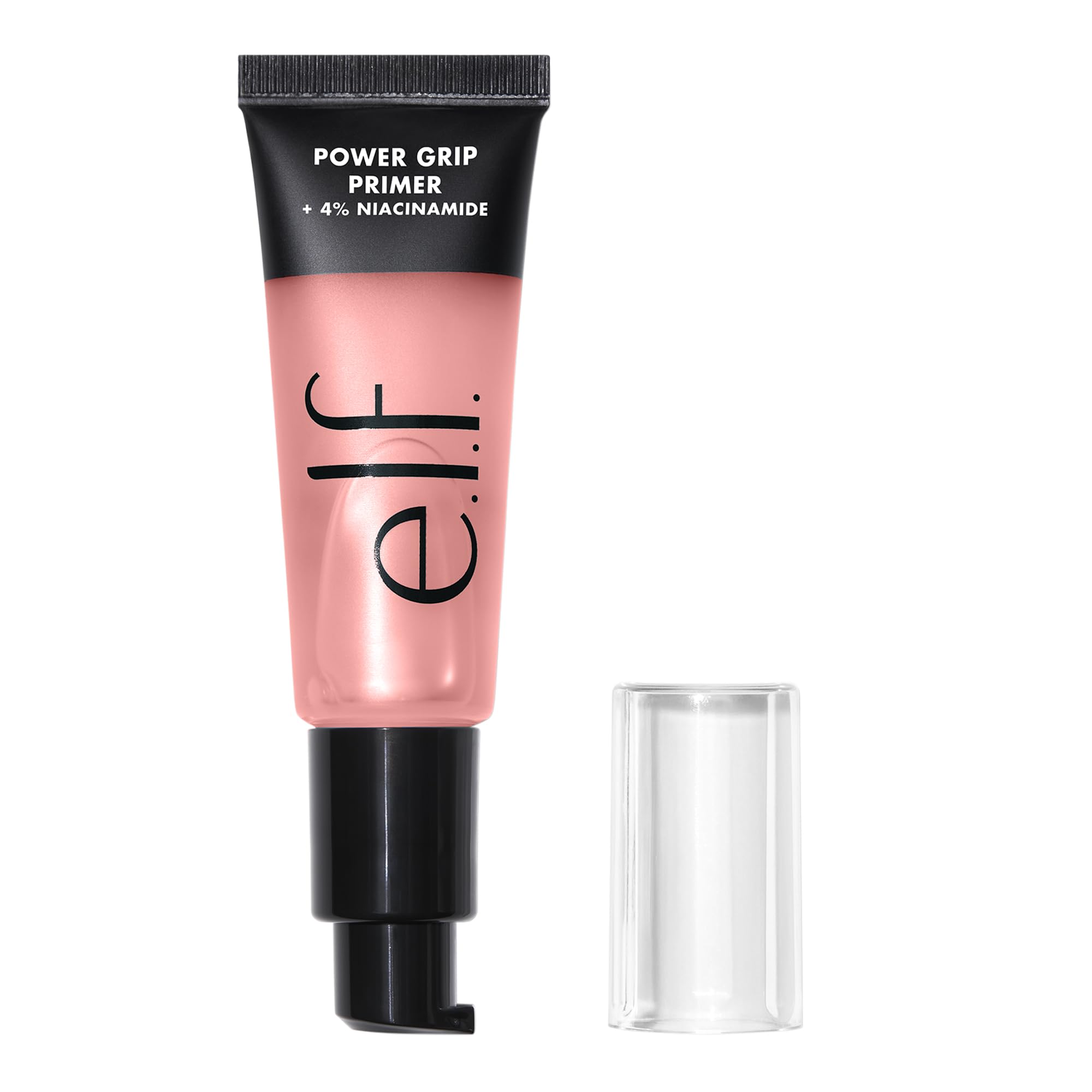 e.l.f. Power Grip Primer + 4% Niacinamid, Gel-basierter & Feuchtigkeit spendender Gesichts-Primer, gleicht den Hautton aus & hellt auf, fixiert Make-up, vegan & tierversuchsfrei, 24 ml
