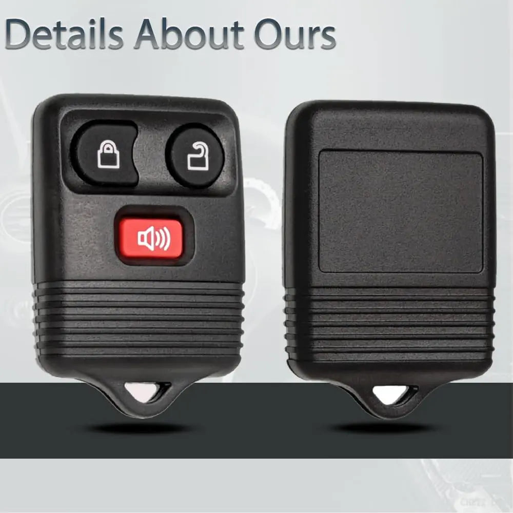 SUPALAND Key Fob Keyless Entry Fits for Ford F150 F250 F350 Explorer Expedition 1998-2016 / Ranger Escape Edge E150 Freestar / Lincoln Navigator Mazda 3 Button Remote Control Replacement CWTWB1U345