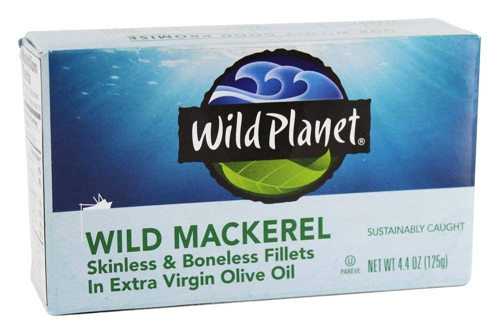 Wild Planet, Makrele Wildfilets Olivenöl, 4,4 Unzen