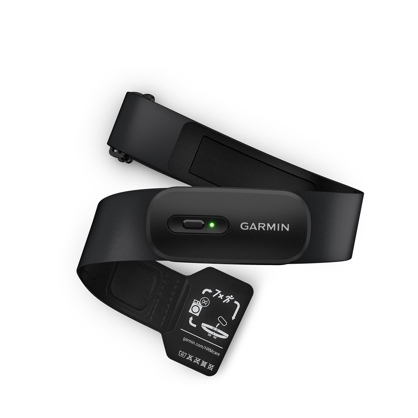 Garmin HRM 200 Herzfrequenzmesser, präzise Herzfrequenz- und HRV-Daten, komfortabler maschinenwaschbarer Gurt, M-XL