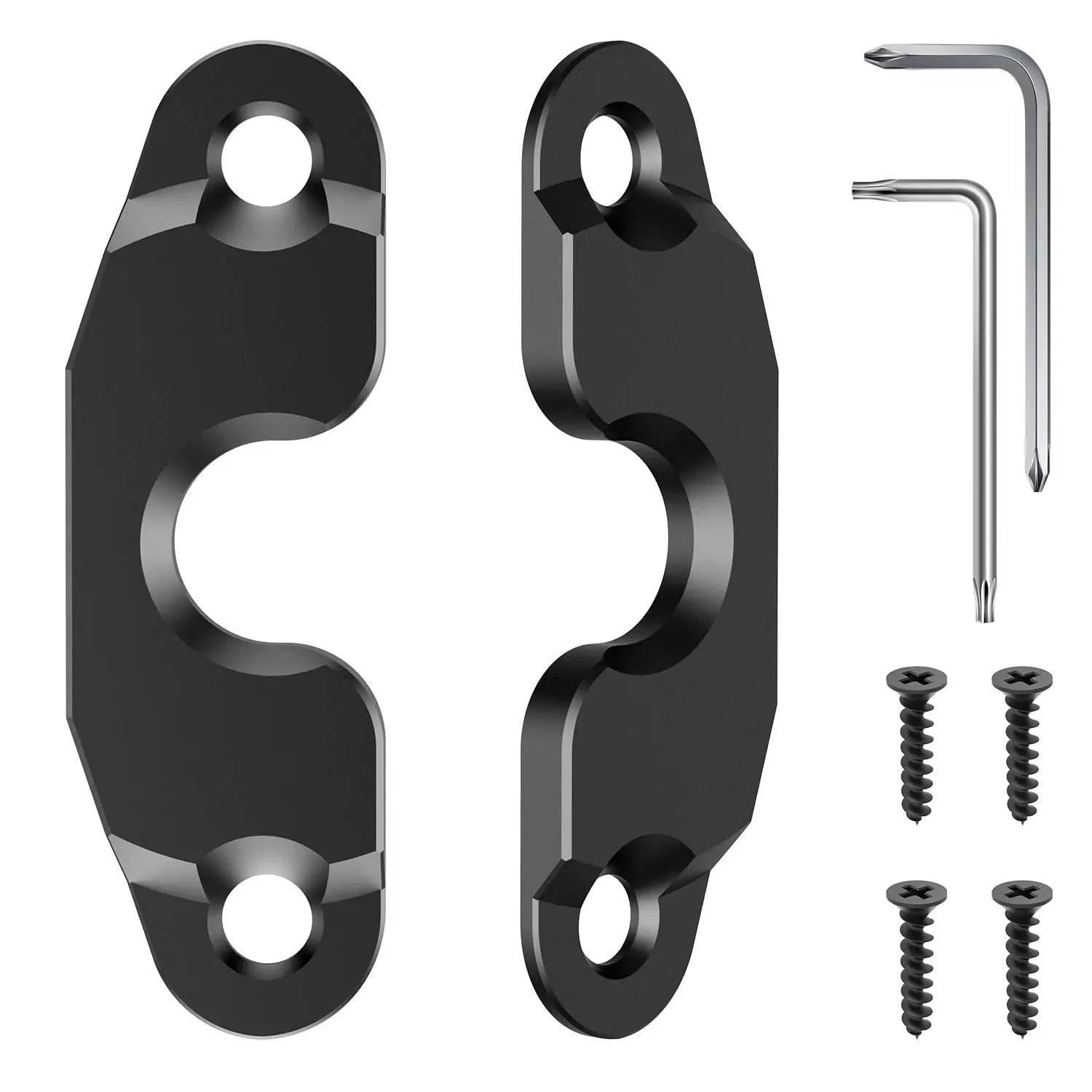 Upgraded Aluminum Alloy Sun Visor Repair Kit for Jeep, Veharvim Heavy Duty Sun Visor Clip Compatible with Jeep Wrangler JK 2018/ JL/Wrangler 2018-2023/ Gladiator 2020-2023