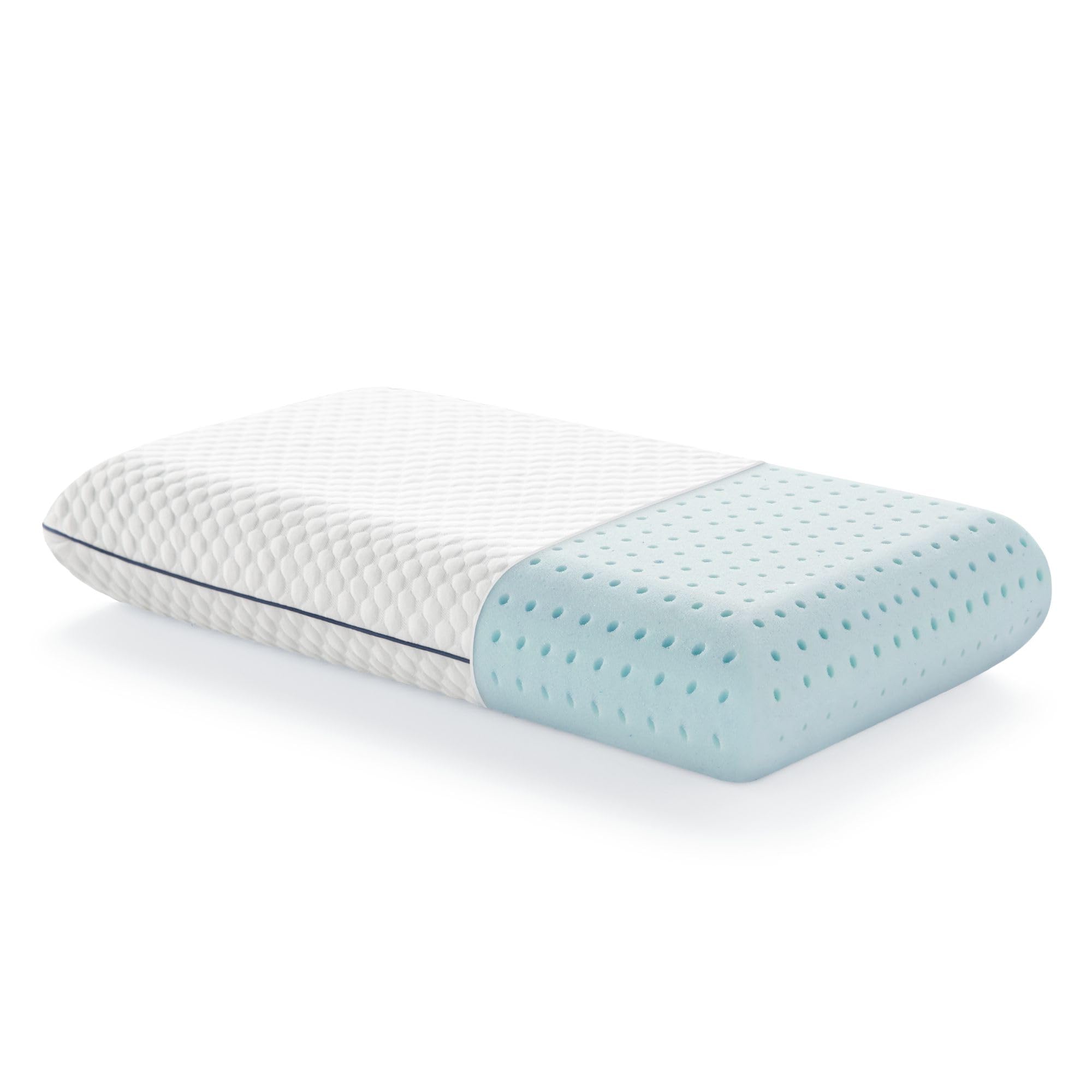 WEEKENDER Standard Gel Memory Foam Pillow Size-1-Pack-Medium Plush Feel-Neck and Shoulder Support-Side, Stomach, and Back Sleepers-Home, Hotel, & Hospital Essentials-CertiPur Certified, White