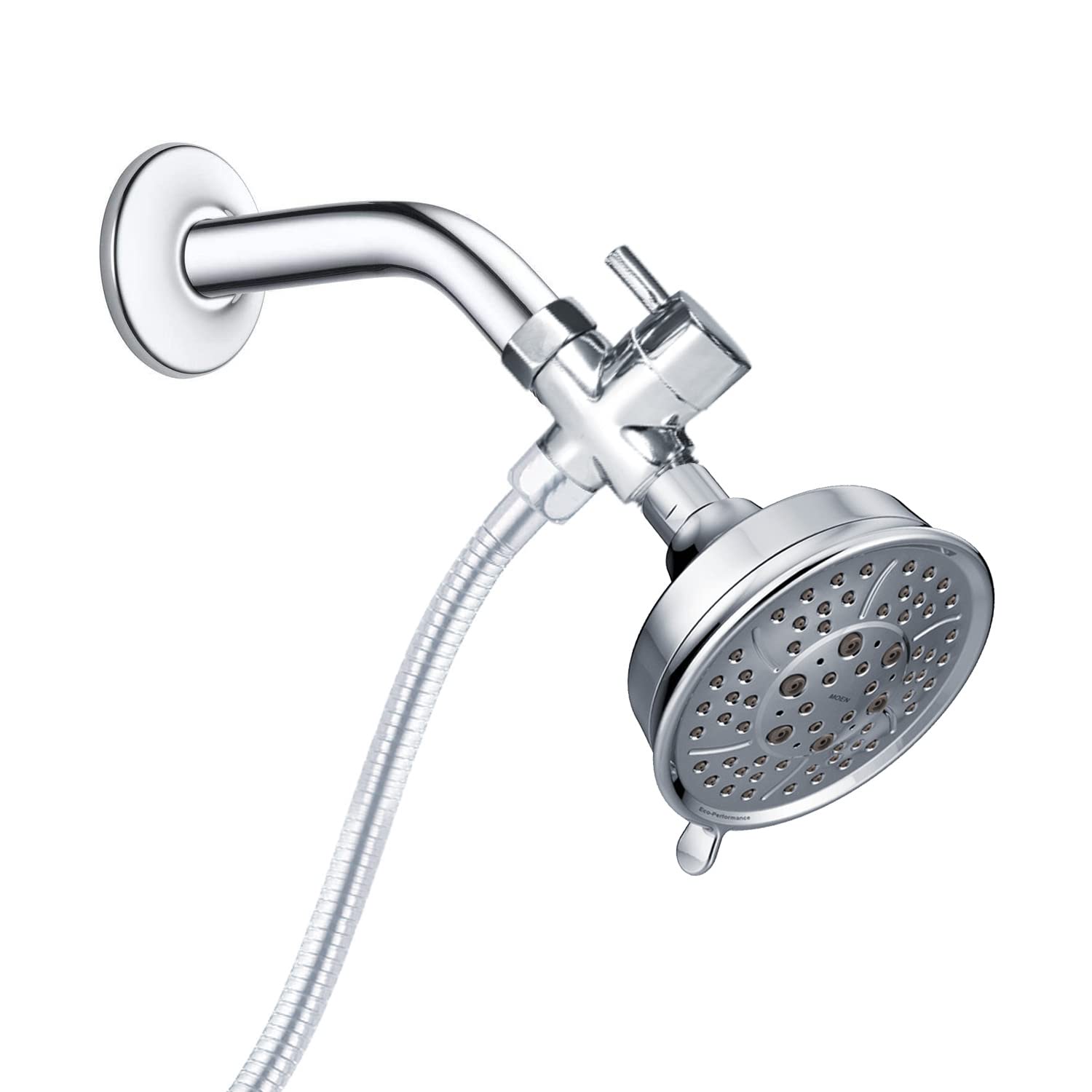 Sneatup Solid Brass 3-way G1/2 Shower Diverter Chrome Plating
