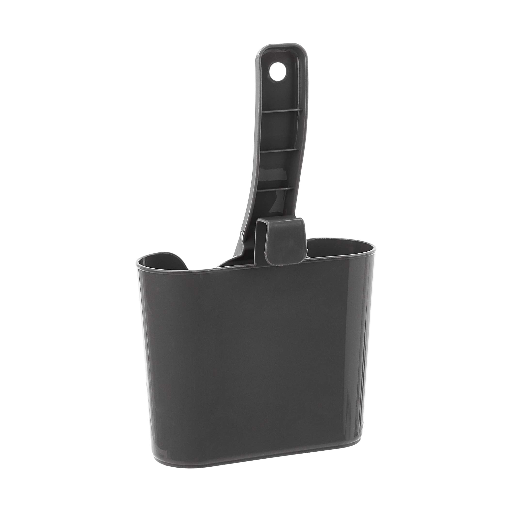 Amazon Basics Durable Litter Scoop for Cat Litter Box, with Holder, Efficient Scooper