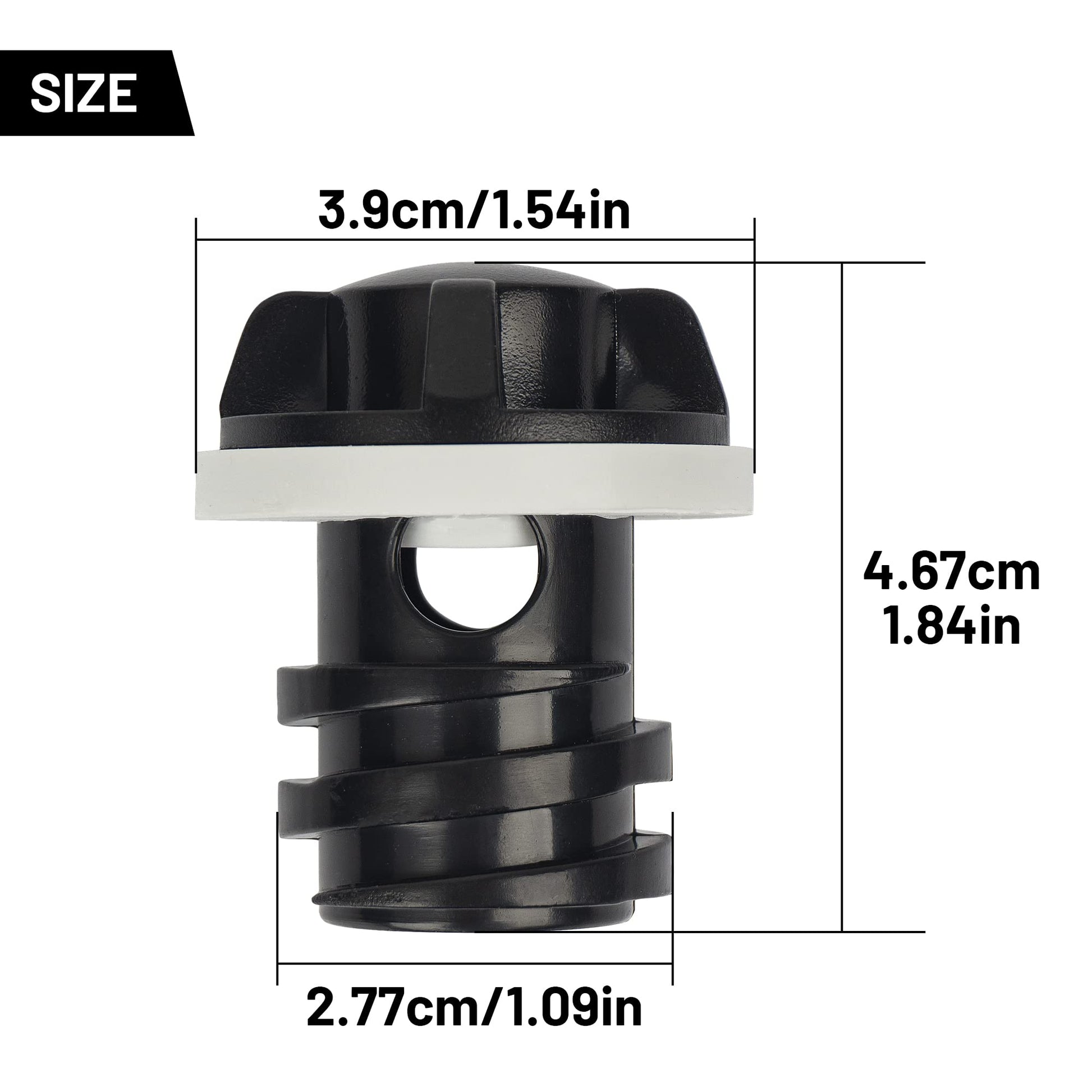 Cooler Drain Plug, 2 Pack Replacement, Compatible with Yeti Roadie, Tundra, and Tank Coolers and Fit for RTIC Coolers