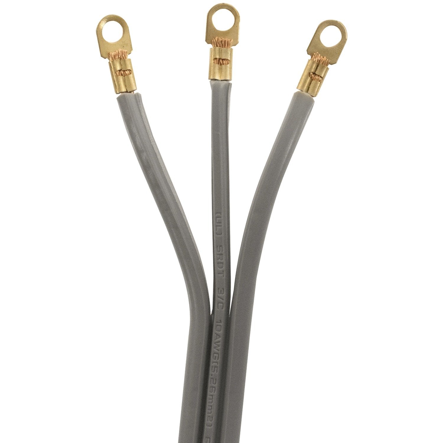 Certified Appliance Accessories 30-Amp Appliance Power Cord, 3 Prong Dryer Cord, 3 Wires with Eyelet Connectors, 5 Feet, Copper Wire