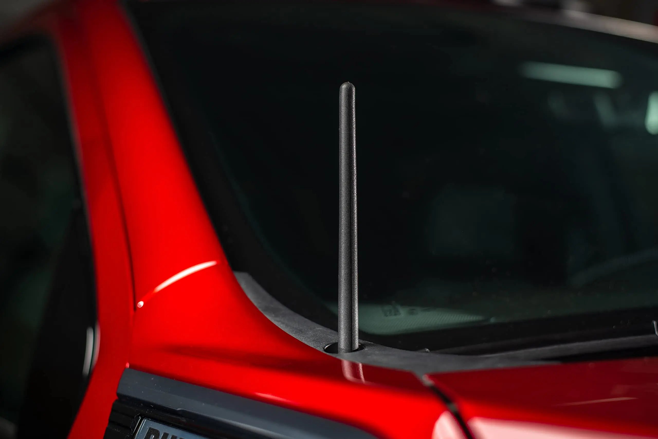 AntennaMastsRus Short Rubber Antenna for GMC Sierra 1500 (2006-2026) - German Engineered with Internal Copper Coil for Enhanced Signal Reception - Car Wash Proof & Easy Install - 6 3/4 Inch