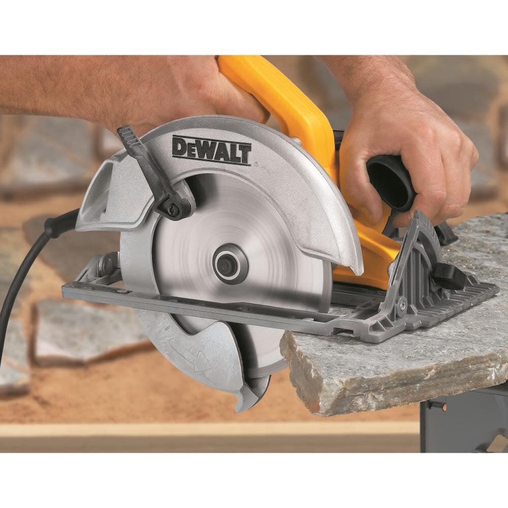 DEWALT Diamond Blade for Block and Brick, Dry/Wet Cutting, Continuous Rim, 7-Inch (DW4712)
