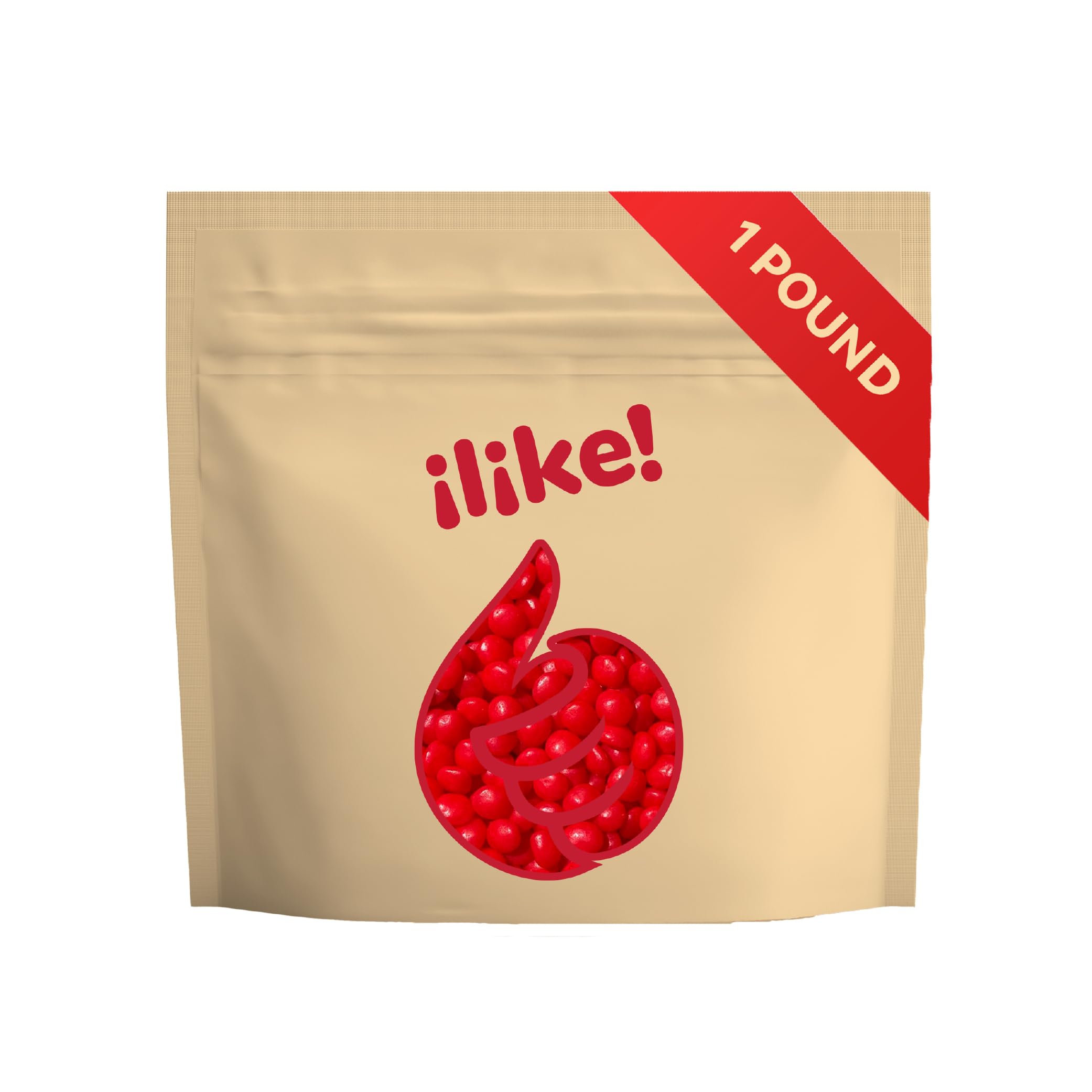 Cinnamon Imperials | 1-Pound Bag | Hard Candy | Red Spicy Sweets | Classic Cinnamon Candies