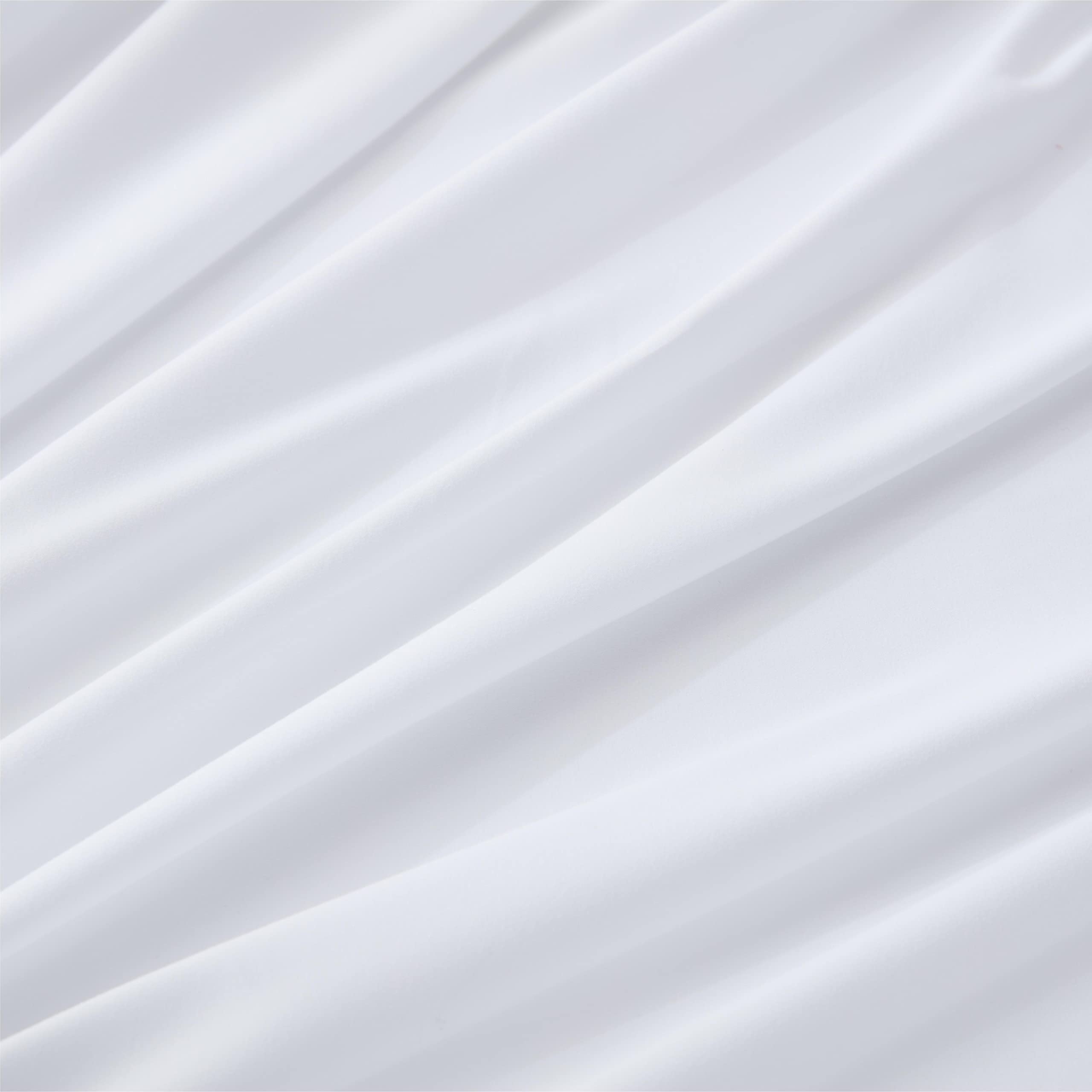 Maple&Stone Twin Flat Sheet 6 Pack,Premium Soft & Breathable,Brushed Microfiber Fabric,Anti-Shrinkage & Non-Fading,Bulk Flat Sheets Only Twin Size (White)