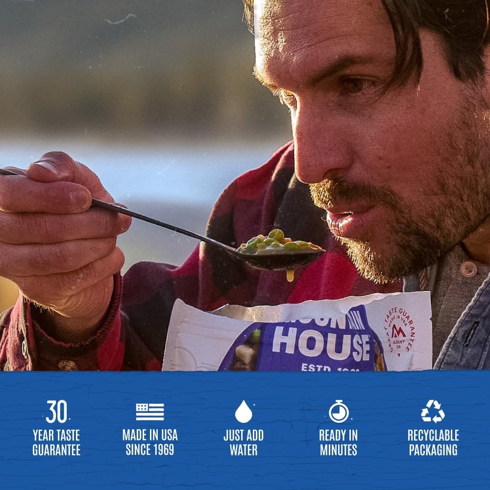 Mountain House Chicken & Dumplings | Freeze Dried Backpacking & Camping Food | 2 Servings