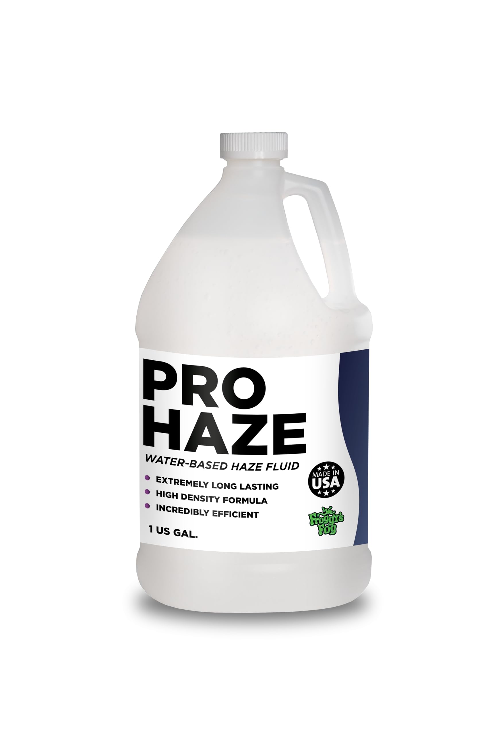 Froggy's Fog Pro Haze Hochleistungs-Haze-Fluid für Hurricane Haze 2 und andere Hazer-Maschinen, wasserbasiertes Hazer-Fluid, 1 Gallone