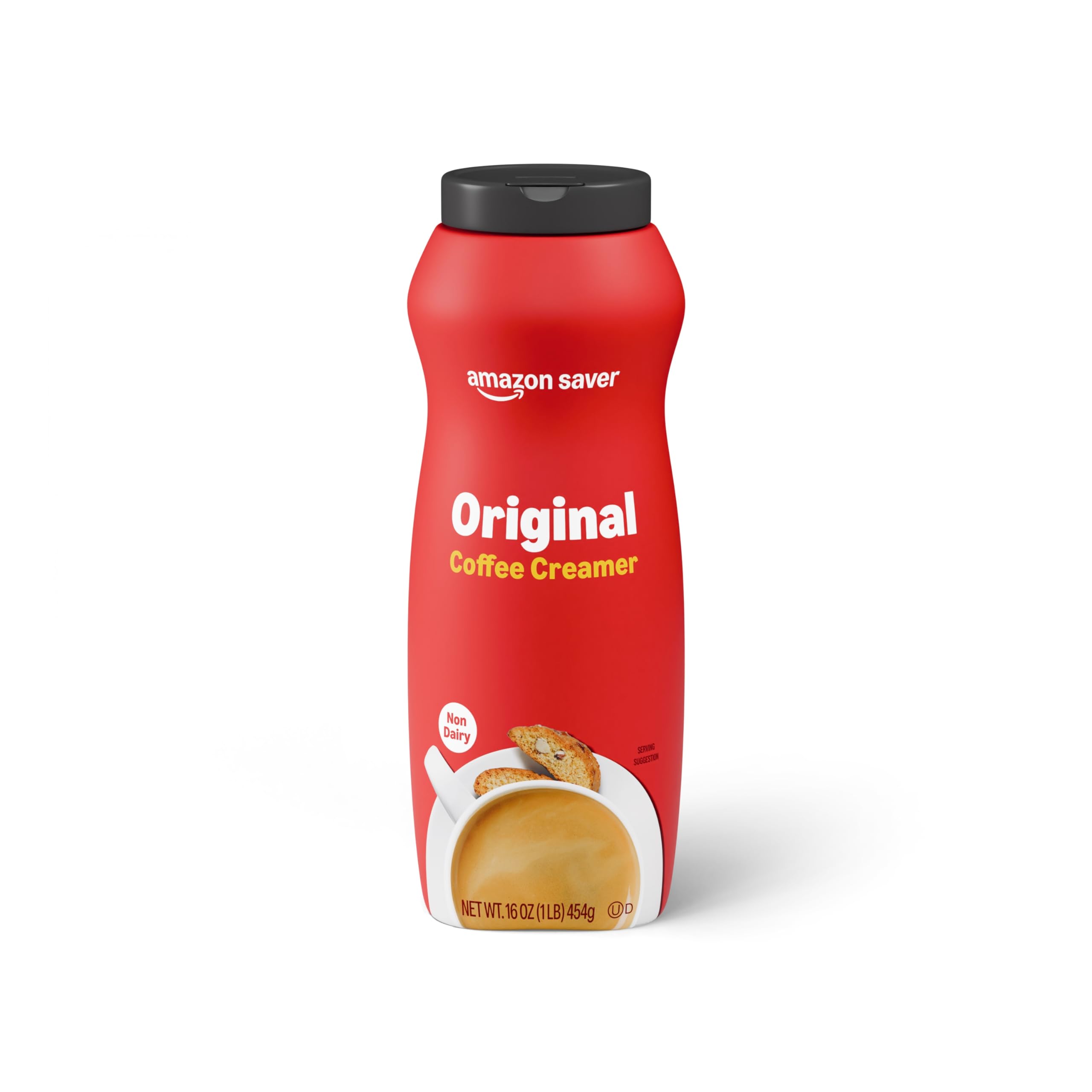 Amazon Saver, Powdered Non-Dairy Original Coffee Creamer, 16 Oz (Previously Happy Belly, Packaging May Vary)