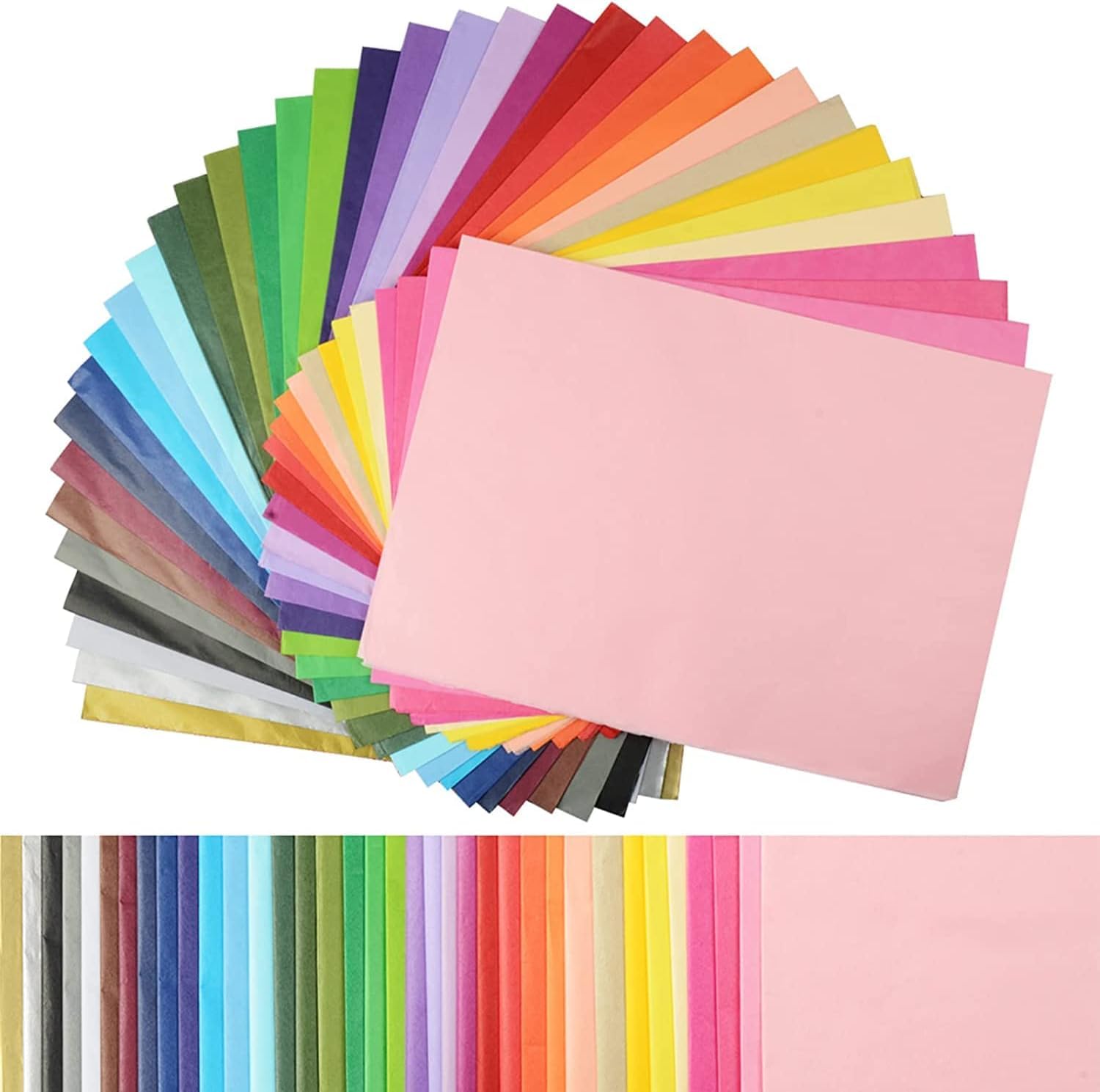 Simetufy 360 Sheets 36 Multicolor Tissue Paper for Gift Bags, 11.5" x 8" Small Gift Wrapping Decorative, Art Rainbow Tissue Paper Bulk for Crafts Floral Birthday Party Festival Flower Pom Pom