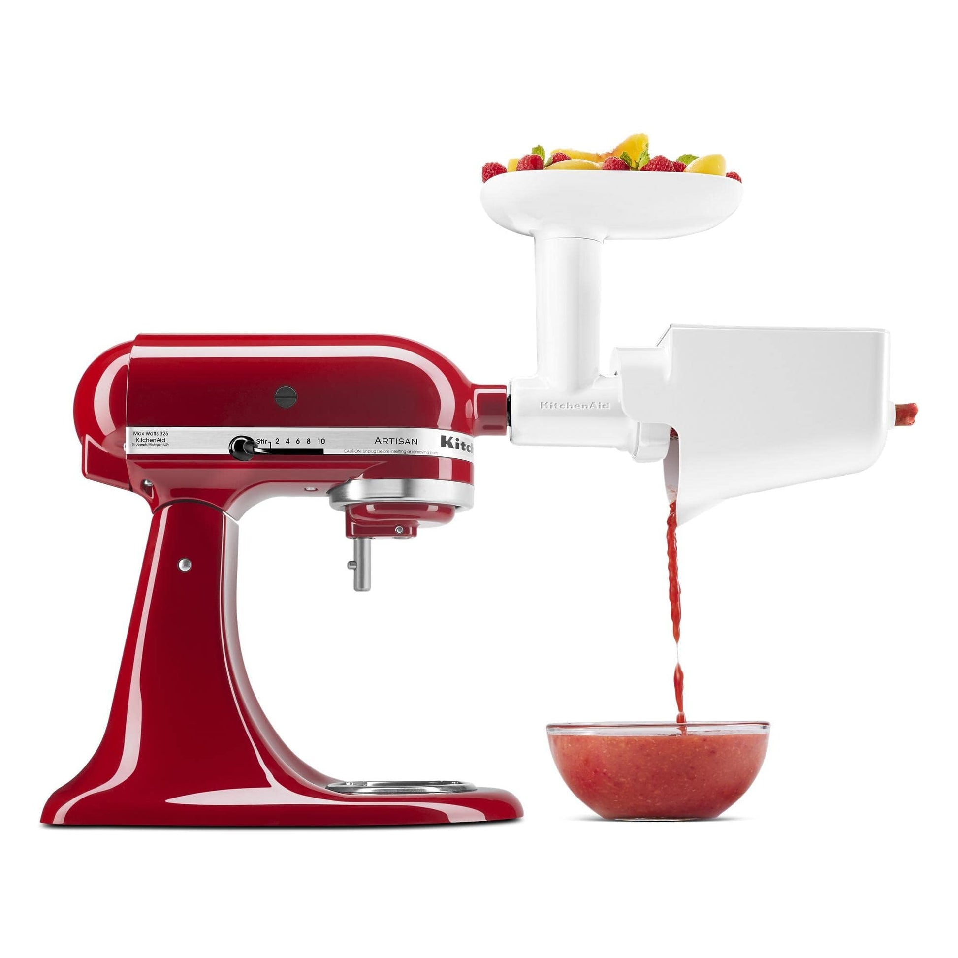 KitchenAid KSMFVSP Fruit and Vegetable Attachment Strainer, Plastic, White