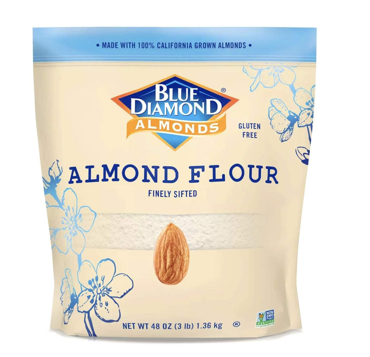 Blue Diamond Mandeln Mandelmehl, Glutenfrei, Blanchiert, Fein Gesiebt, 1360 g