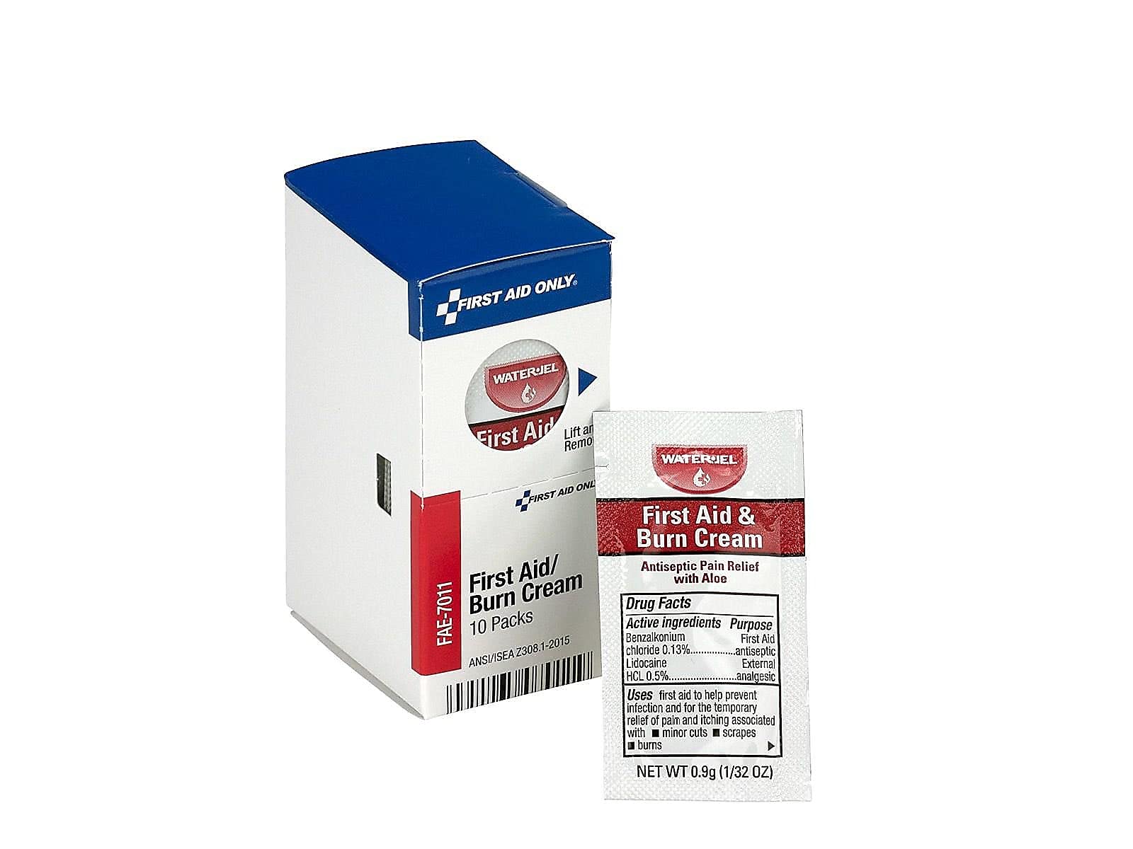 First Aid Only FAE-7011 SmartCompliance Nachfüllpackung Brandcreme-Tütchen, 10 Stück