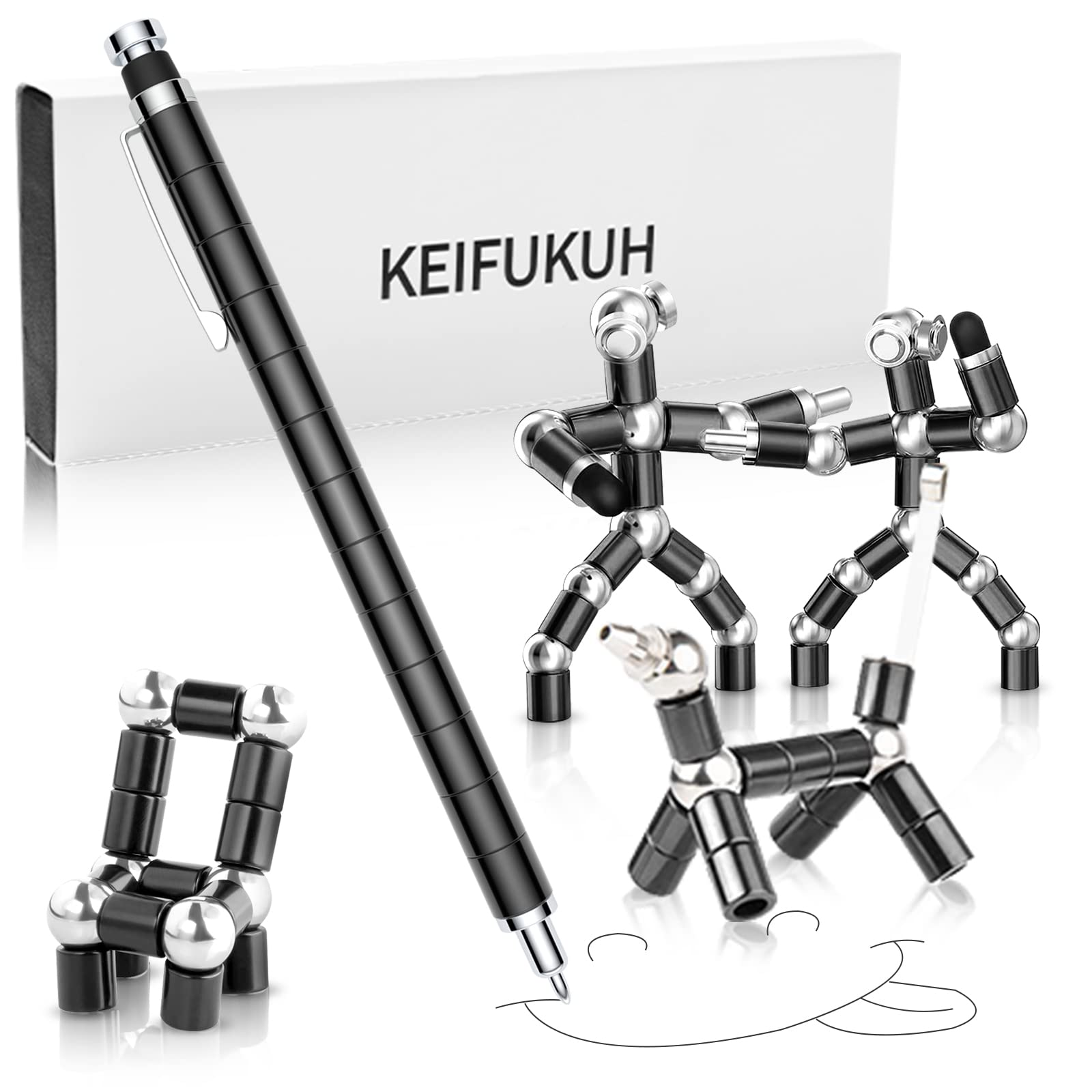 Lustige Gadgets für Männer: Fidget Gelstifte – Einzigartiges Geburtstagsgeschenk für Männer, Neuheit als Weihnachtsgeschenk, Ostergeschenk, Jahrestagsgeschenk, Valentinstagsgeschenk, Wichtelgeschenk-Ideen, Cooles Secret-Santa-Geschenk für Ihn
